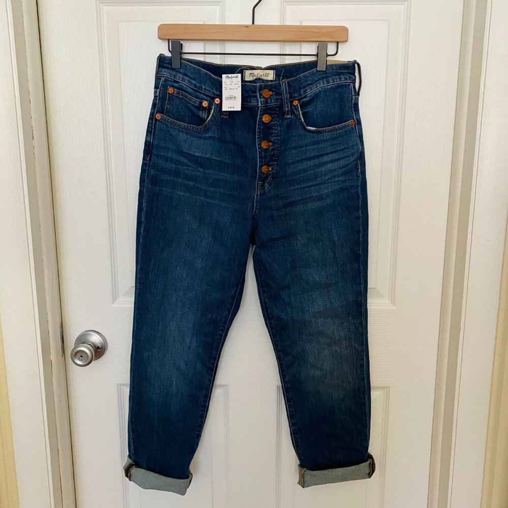 NWT Madewell Perfect Vintage Jean-28-Button Front